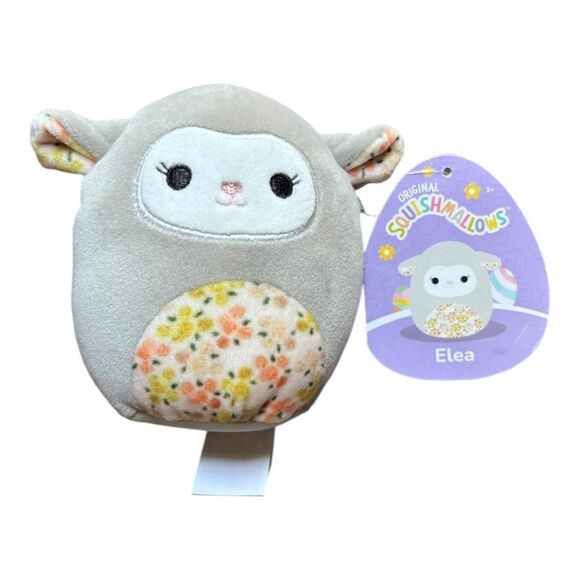 Elea the Lamb Squishmallows 4.5-5 inches NWT - Picture 2 of 4